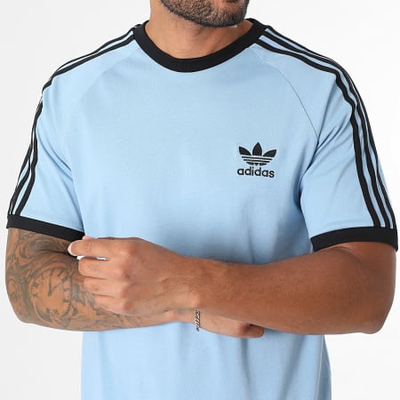 Adidas Originals - Tee Shirt 3 Stripes JY1371 Bleu Clair