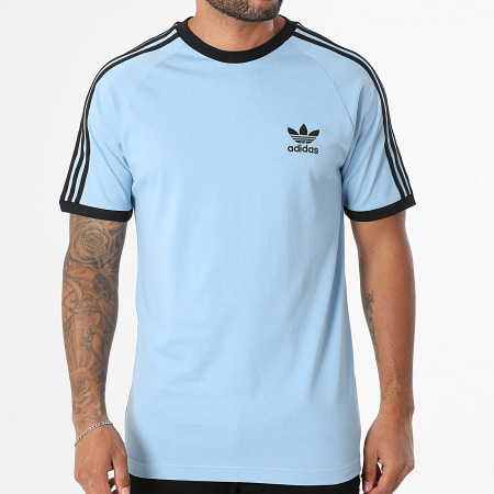 Adidas Originals - Tee Shirt 3 Stripes JY1371 Bleu Clair
