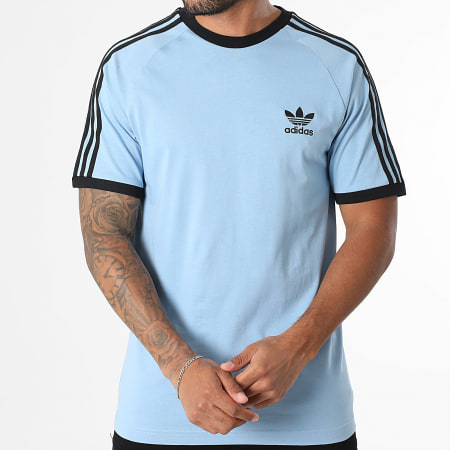 Adidas Originals - Tee Shirt 3 Stripes JY1371 Bleu Clair