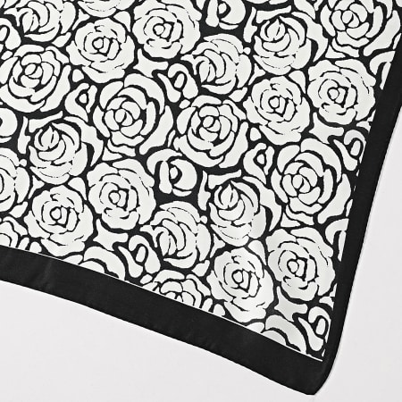 Frilivin - Foulard L15 Blanc Noir