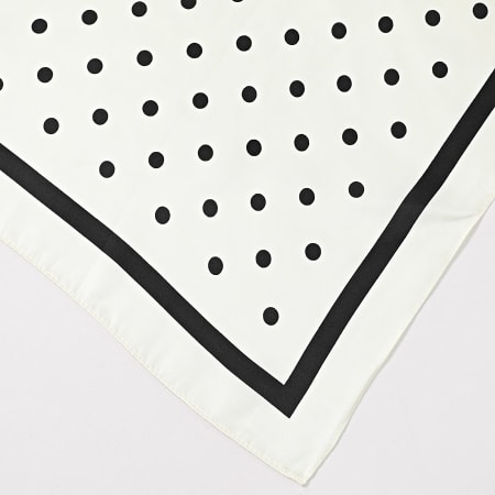 Frilivin - Foulard L22 Blanc Noir
