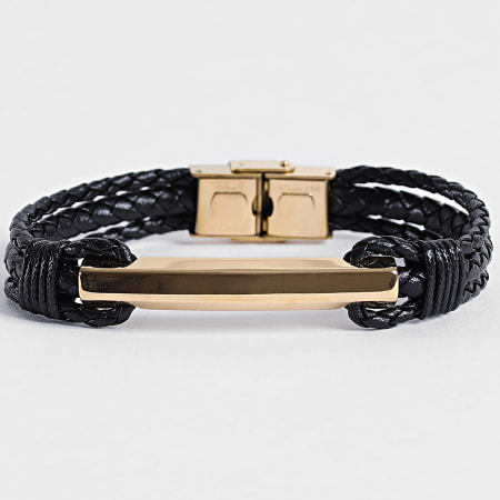 Classic Series - Pulsera trenzada 891 Oro negro