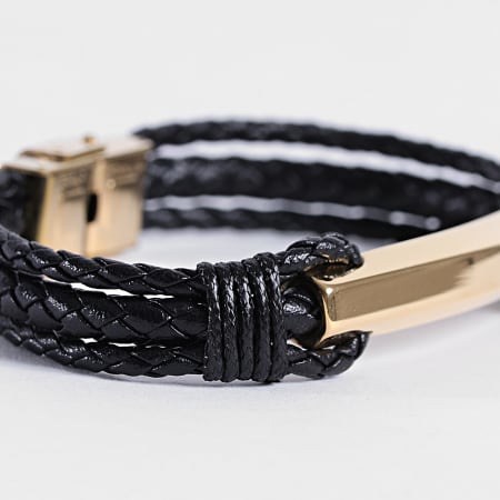 Classic Series - Pulsera trenzada 891 Oro negro