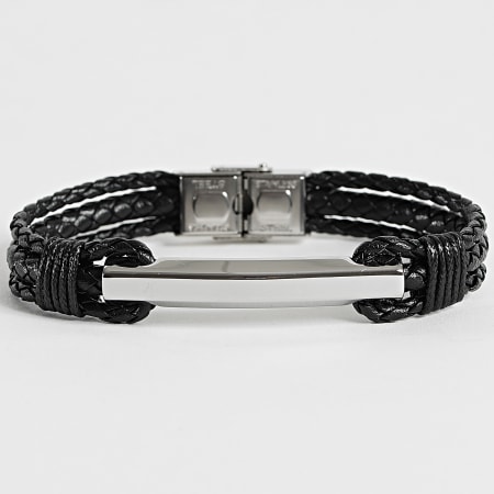 Classic Series - Pulsera trenzada 892 Plata Negra