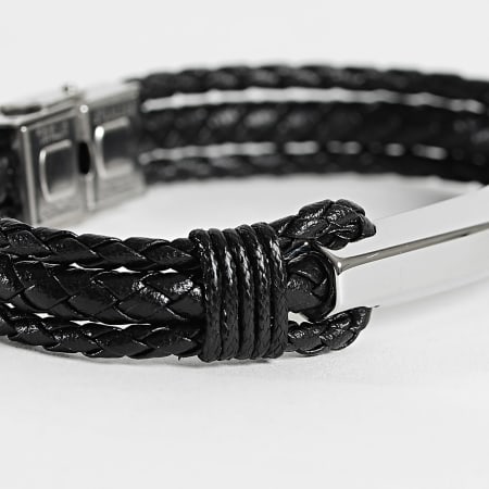 Classic Series - Pulsera trenzada 892 Plata Negra