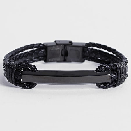 Classic Series - Pulsera trenzada 893 Negro