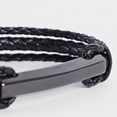 Classic Series - Pulsera trenzada 893 Negro