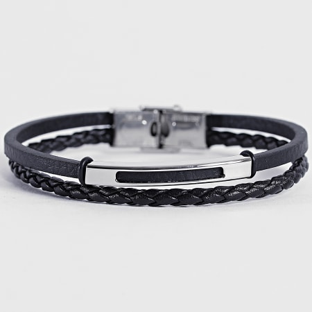 Classic Series - Bracelet Multi-Rangs 732 Noir Argenté