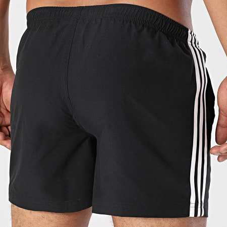 Adidas Originals - Short De Bain A Bandes Adic Swimsh JD0957 Noir Blanc