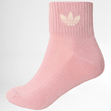 Adidas Originals - 3 paar sokken JV8596 Beige Roze Bruin