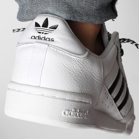 Adidas Originals - Sneakers Continental 80 Stripes JQ9064 White Black x  Superlaced Gros Lacets Blanc Noir - Ryses