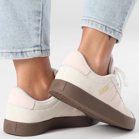 Adidas Sportswear - Baskets Femme VL Court 3.0 JR0954 Off White Wonder Quartz Gold Metallic