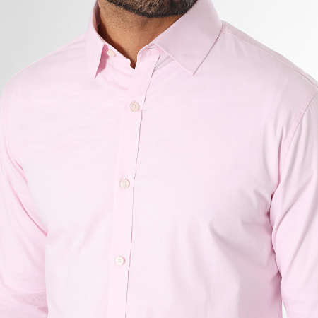 LBO - Camisa Popelina Manga Larga 0008 Rosa