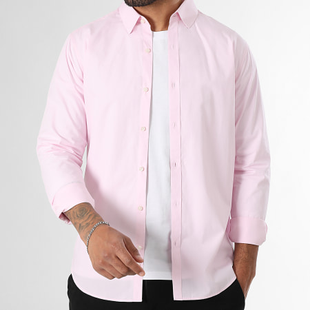 LBO - Camisa Popelina Manga Larga 0008 Rosa
