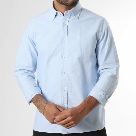 LBO - Camisa Oxford Manga Larga 0010 Azul Claro