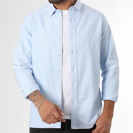 LBO - Camisa Oxford Manga Larga 0010 Azul Claro
