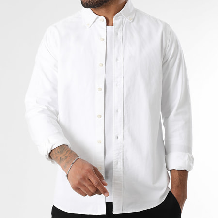 LBO - Camisa Oxford Manga Larga 0012 Blanca