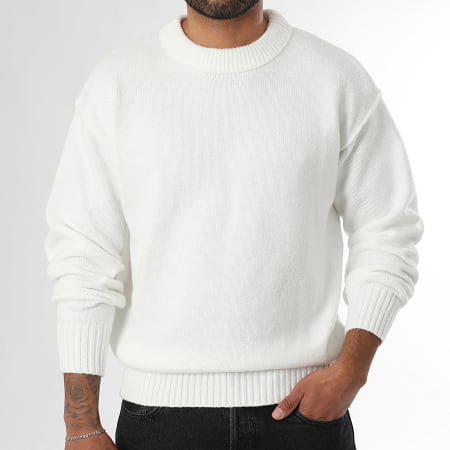 LBO - Premium Soft 2077 Jersey cuello redondo Blanco