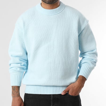 LBO - Pull Col Rond Premium Soft 2149 Bleu Clair
