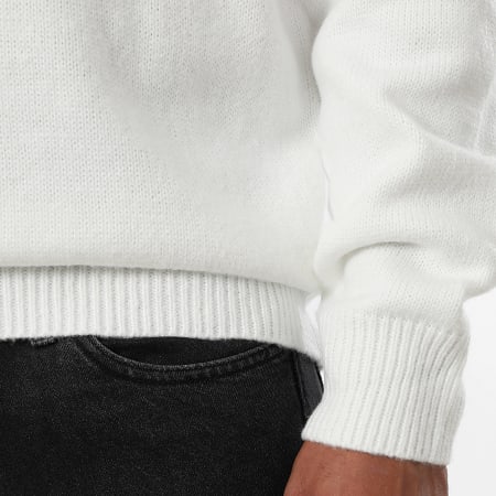 LBO - Maglione Premium Soft Polo Neck 2080 Bianco