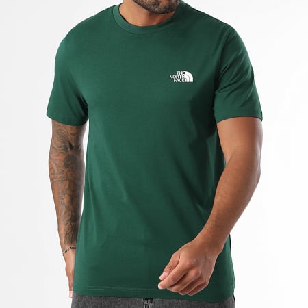 The North Face - Tee Shirt Simple Dome A87NG Vert Bouteille
