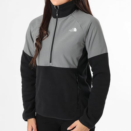 The North Face - Veste Outdoor Femme Polaire Glacier A8E06 Noir Gris