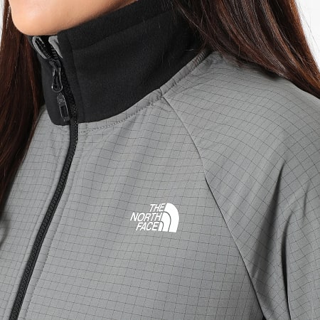 The North Face - Veste Outdoor Femme Polaire Glacier A8E06 Noir Gris