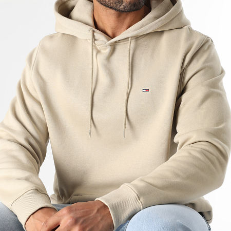 Tommy Jeans - Sweat Capuche Flag 0742 Beige