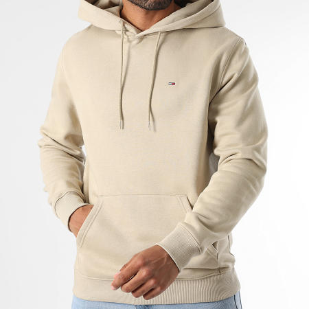 Tommy Jeans - Sweat Capuche Flag 0742 Beige