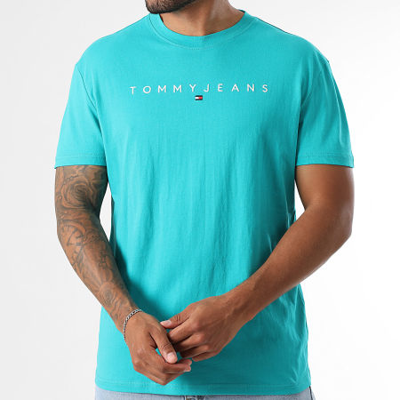 Tommy Jeans - Tee Shirt Linear Logo 0744 Vert