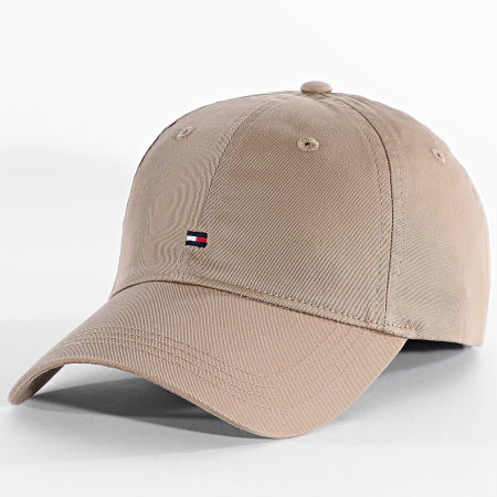 Tommy Hilfiger - Gorra de mujer Essential Flag Soft 7632 Beige Oro