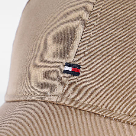 Tommy Hilfiger - Gorra de mujer Essential Flag Soft 7632 Beige Oro