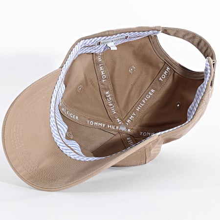 Tommy Hilfiger - Gorra de mujer Essential Flag Soft 7632 Beige Oro