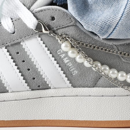 Adidas Originals - Baskets Femme Campus 00s HQ6507 Grey Three Footwear White x Superlaced SuperJewels