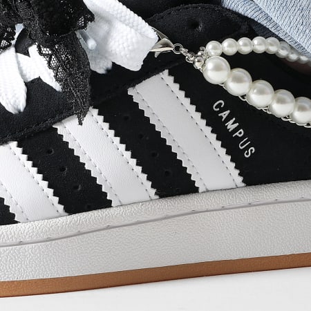 Adidas Originals - Baskets Femme Campus 00s HQ6638 Core Black Footwear White x Superlaced SuperJewels