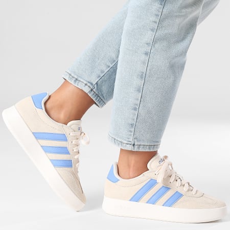 Adidas Performance - Barreda Zapatillas Mujer JR1202 Wonder White Azul Fusion Off White