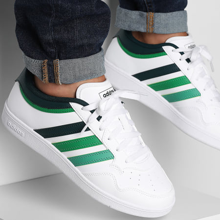 Adidas Sportswear - Baskets Hoops 4.0 JQ5296 Footwear White Aurora Ivy Green