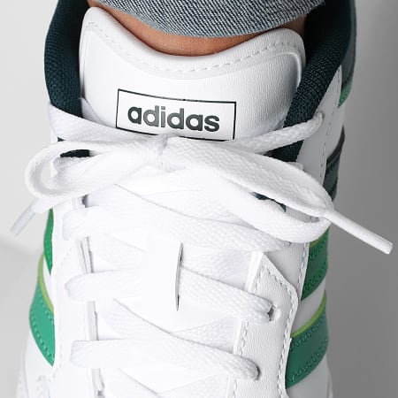 Adidas Sportswear - Baskets Hoops 4.0 JQ5296 Footwear White Aurora Ivy Green