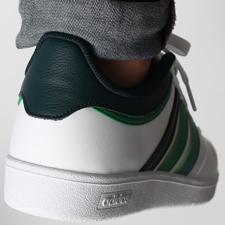 Adidas Sportswear - Baskets Hoops 4.0 JQ5296 Footwear White Aurora Ivy Green