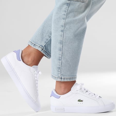 Lacoste - Baskets Femme Powercourt 225 White Light Purple