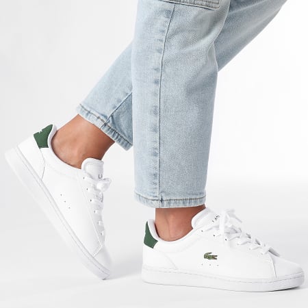 Lacoste - Baskets Femme Carnaby Set 224 White Dark Green