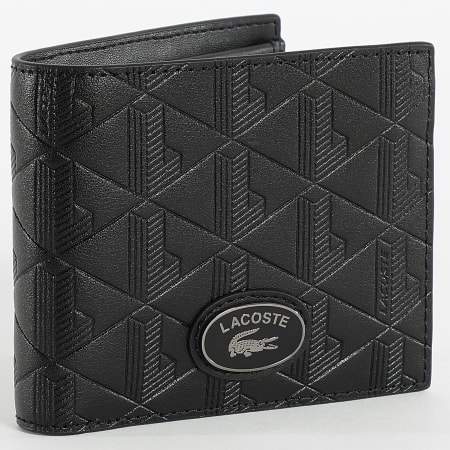 Lacoste - Portefeuille En Cuir The Blend Noir