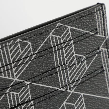 Lacoste - Porte-cartes En Simili Cuir The Blend Noir