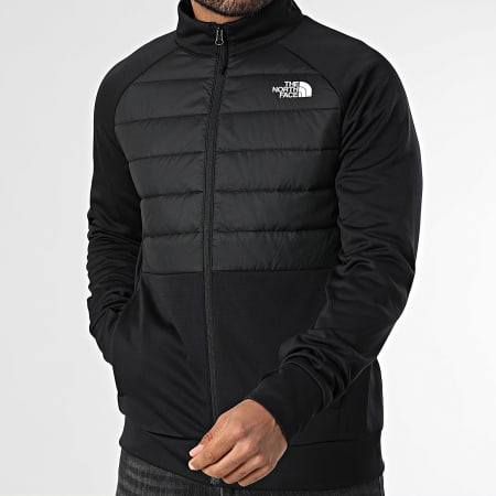 The North Face - Veste Zippée Reaxion 2.0 Fleece Hybrid A8DVX Noir
