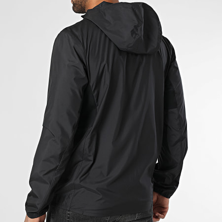 Asics - Coupe-Vent Capuche Zippé Regular Fit Asics Core 2011D216 Noir Réfléchissant