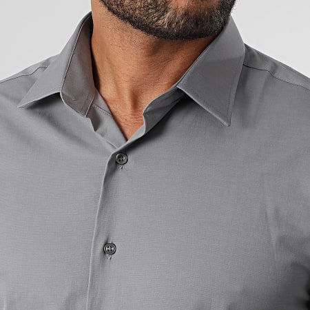 Mackten - Chemise Manches Longues 322 Gris