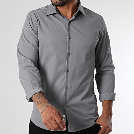 Mackten - Chemise Manches Longues 322 Gris