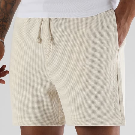 Tommy Jeans - Short Jogging Waffle Script Beach 1805 Beige Clair