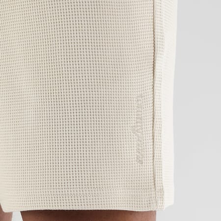 Tommy Jeans - Short Jogging Waffle Script Beach 1805 Beige Clair