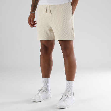 Tommy Jeans - Short Jogging Waffle Script Beach 1805 Beige Clair